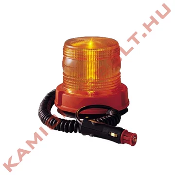 Villogó forgólámpa mágneses 12/24V sárga Xenon