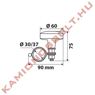 Kormánytekerő univerzális 