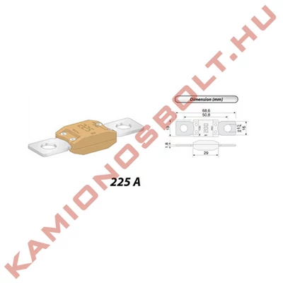 Biztosíték MEGA 225A 06.01225