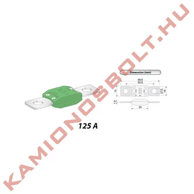 Biztosíték MEGA 125A 06.01125