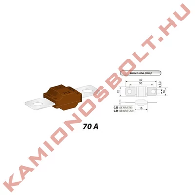 Biztosíték MIDI 70A 06.02070
