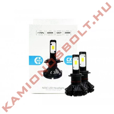 Izzó LED HEADLIGHT-CX 6-18V (fém) 6000K fehér