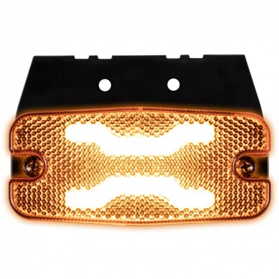 Lámpa helyzet LED X-SPIDER + irányjelző tartóval sárga 12/24V