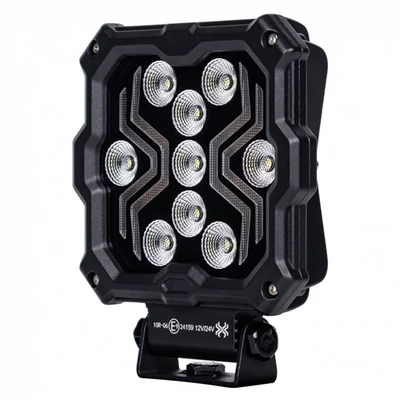 Munkalámpa LED helyzetjelzővel X-SPIDER 2 alu ház 9 LED 12/24V