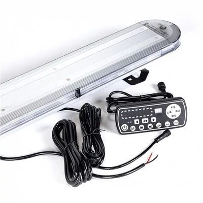 Villogó fényhíd LED Lightbar 912x120mm 