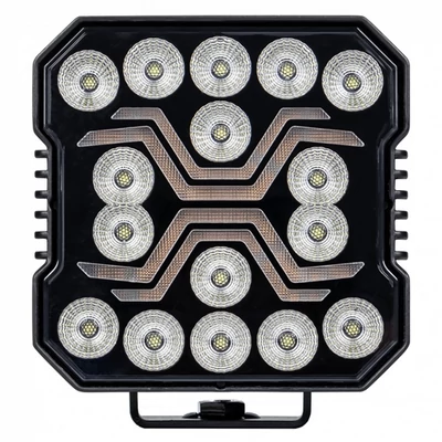 Munkalámpa LED helyzetjelzővel X-SPIDER 1 alu ház 16 LED 60W 12/24V