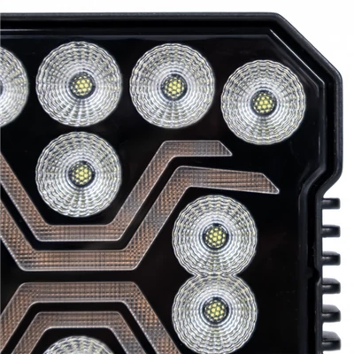 Munkalámpa LED helyzetjelzővel X-SPIDER 1 alu ház 16 LED 60W 12/24V