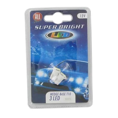 Izzó LEDes 12V (5W) üveg 3 LED SMD fehér