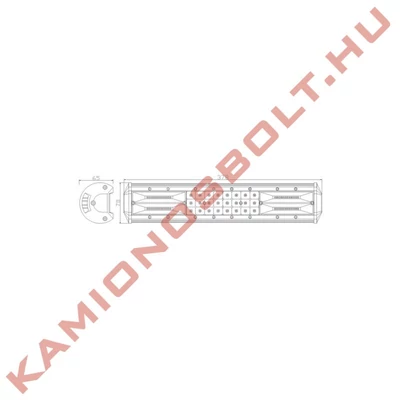 Munkalámpa LED Panel 72xLED
