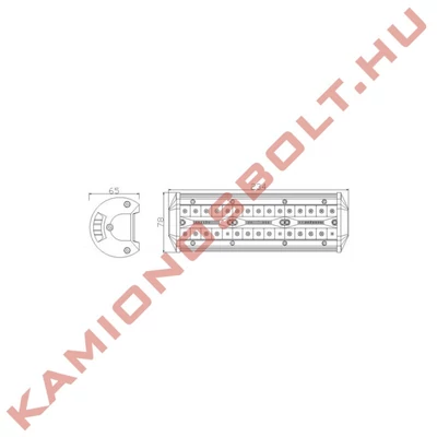 Munkalámpa LED Panel 60xLED