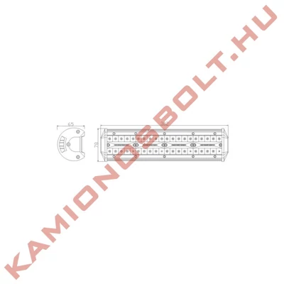 Munkalámpa LED Panel 80xLED