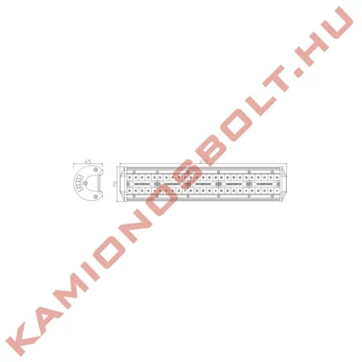Munkalámpa LED Panel 110xLED