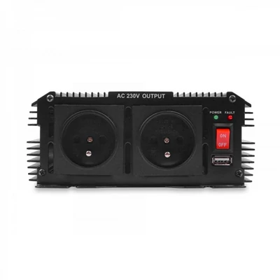 Áramátalakító 24V-230V 1000/2000W