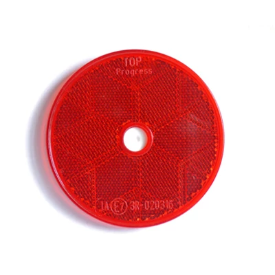 Prizma 80mm kör fúrt piros