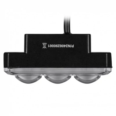 Munkalámpa 3XLED MINI 80mm alu ház 12W 12/24V