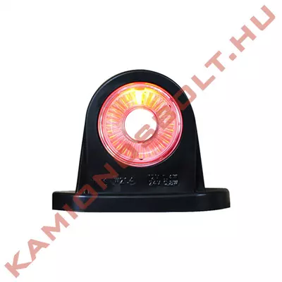 Gumilámpa LEDes tömb lyukas közép piros/fehér 507