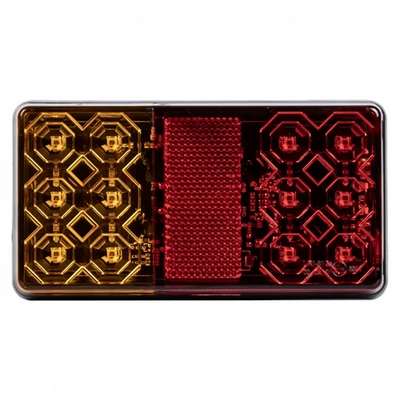 Lámpa hátsó utánfutó LED-es 12V 3 funkciós