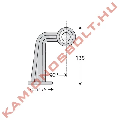 Gumilámpa könyök kicsi
