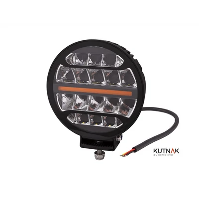 Távfényszóró LED-es helyzetjelző lámpával 18xLED D=170mm 9000 LUMEN 10-33V (Osram/P7)