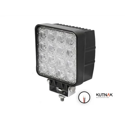 Munkalámpa LED-es terítő fénnyel 16x3W LED 3040 LUMEN 9-33V 110x126x70mm