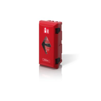Tuzoltó készülék tartó doboz piros 6kg 611x310x250mm ADAMANT