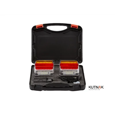 Lámpa hátsó utánfutó mágneses készlet LED-es (Vándorlámpa) vezeték nélküli (20M) Wifi 2,4GHz.