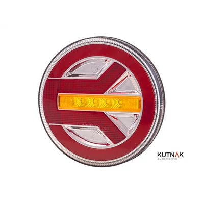 Lámpa hátsó LED-es kerek D=140mm 10-30V 400mm kábellel