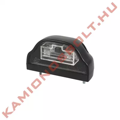 Lámpa rendszámmegvilágító LEDes fekete 24V