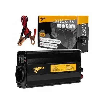 Áramátalakító 24V DC / 230V AC 600/1200W