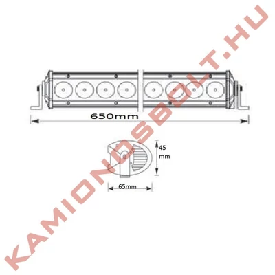 Munkalámpa LED Panel 24X5W COMBO