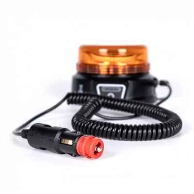 Villogó LED lámpa tetőre mágneses tölthető vezeték nélküli (wireless) 45X LED 20W