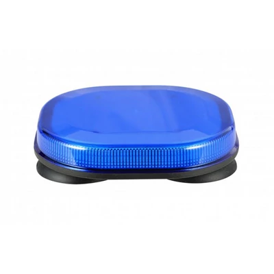 Villogó fényhíd 32 LED-es Lightbar 200x180x45mm mágneses kétféle villogási móddal KÉK!