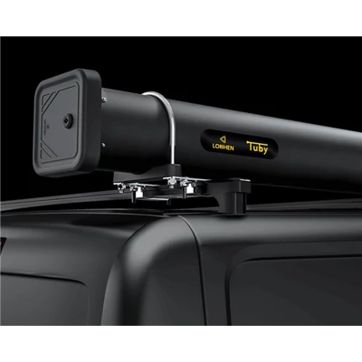 Tetőbox csőhordozó csatorna szállító Carrying Tube Squared műanyag belső térbe 190x192x3080mm D=160 