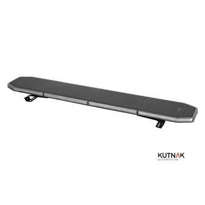 Villogó fényhíd LED LIGHTBAR VEZÉRLŐPANELLEL 1200mm 12/24V sárga éjszakai és nappali üzemmód