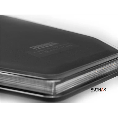 Villogó fényhíd LED LIGHTBAR VEZÉRLŐPANELLEL 1200mm 12/24V sárga éjszakai és nappali üzemmód