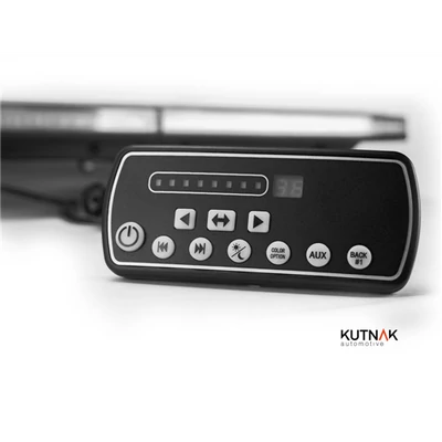 Villogó fényhíd LED LIGHTBAR VEZÉRLŐPANELLEL 1200mm 12/24V sárga éjszakai és nappali üzemmód