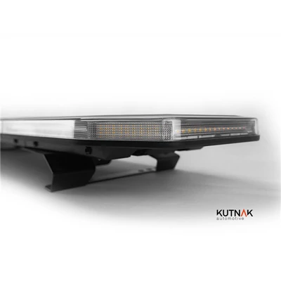 Villogó fényhíd LED LIGHTBAR VEZÉRLŐPANELLEL 1800mm 12/24V sárga éjszakai és nappali üzemmód