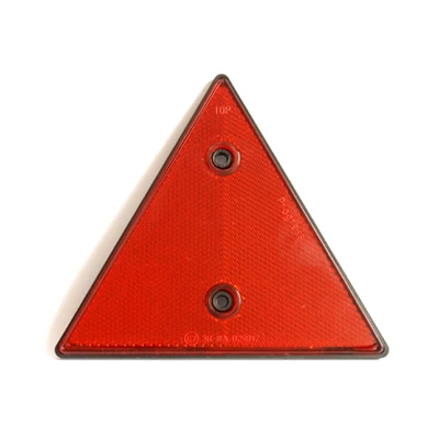 Prizma háromszög fúrt piros