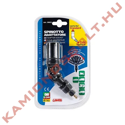 Szivargyújtó steck dugó/normál aljzat átalakító könyök 86121