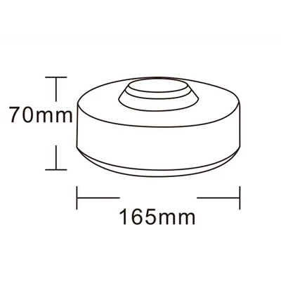 Villogó LEDes UFO sárga 