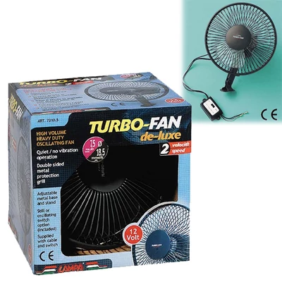Ventillátor oszcilláló 12V Turbo