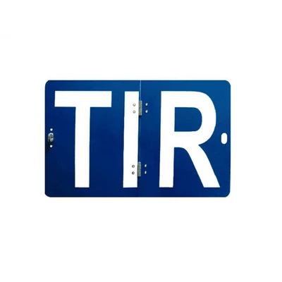 TIR tábla csukható 400x250mm