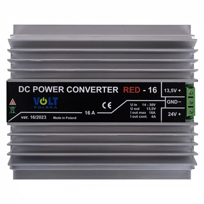 Áramátalakító 16A 24V-12V