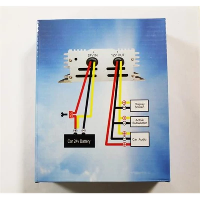 Áramátalakító 30A 24-12V