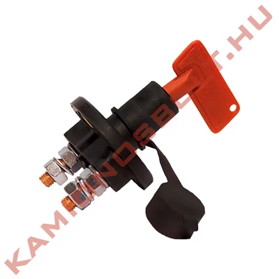 Áramtalanító kicsi piros kulcsos 100/500A