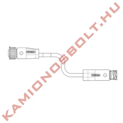 Csatlakozó átalakító 1m AMP/Schlemmer