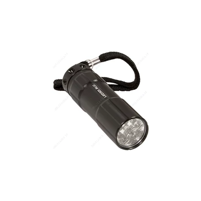 Elemlámpa 9 LED aluminium 3xAAA