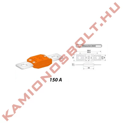 Biztosíték MEGA 150A 06.01150