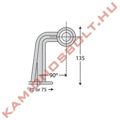 Gumilámpa könyök kicsi