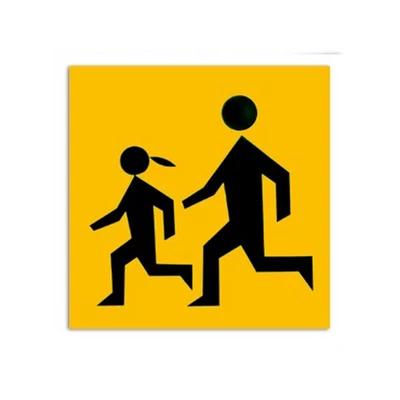 Gyermek a buszon tábla elõre